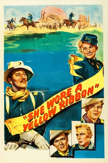 Plakat do filmu "Nosiła żółtą wstążkę" #253792