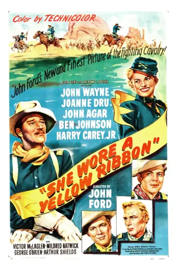 Plakat do filmu "Nosiła żółtą wstążkę" #993608