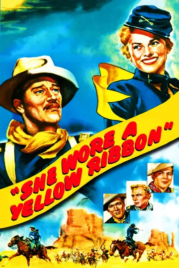 Plakat do filmu "Nosiła żółtą wstążkę" #993609