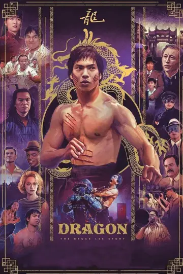 Plakat do filmu "Smok: Historia Bruce