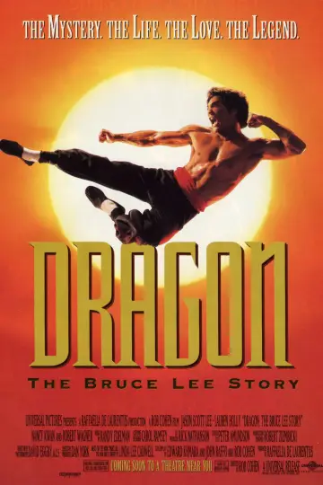 Plakat do filmu "Smok: Historia Bruce