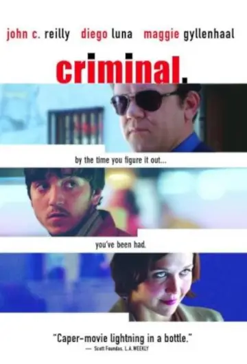 Plakat do filmu "Criminal - Wielki przekręt" #1106503