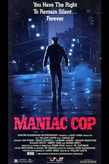 Plakat do filmu "Maniakalny gliniarz" #1202616