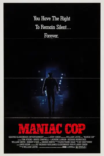 Plakat do filmu "Maniakalny gliniarz" #1584434