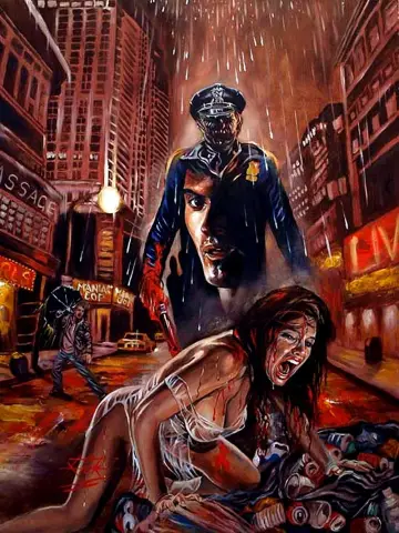 Plakat do filmu "Maniakalny gliniarz" #302839