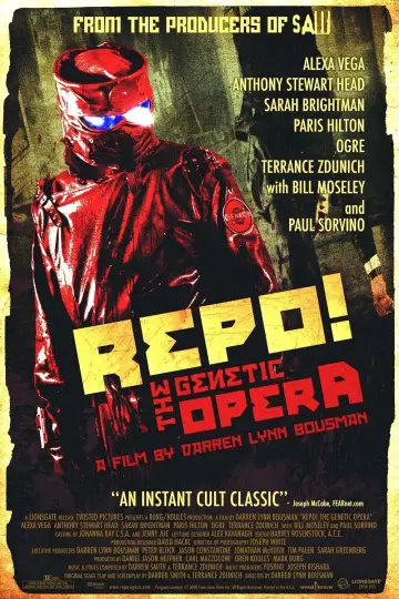 Plakat do filmu "Repo! The Genetic Opera" #294923