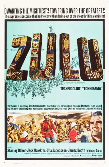 Plakat do filmu "Zulu" #220548
