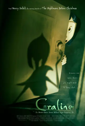 Plakat do filmu "Koralina i tajemnicze drzwi" #522645