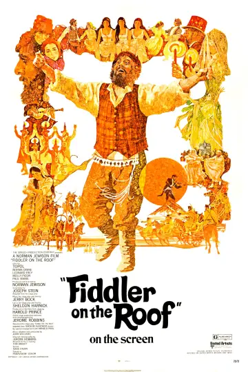 Plakat do filmu "Skrzypek na dachu" #896524