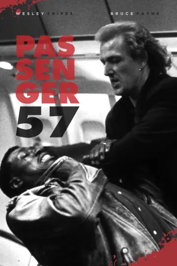 Plakat do filmu "Pasażer 57" #883694