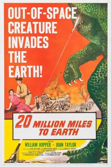 Plakat do filmu "20 milionów mil do Ziemi" #1029867