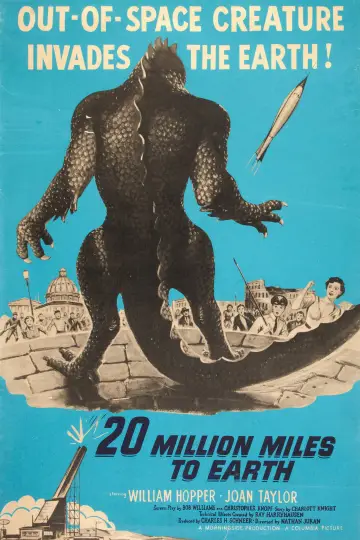Plakat do filmu "20 milionów mil do Ziemi" #1029869