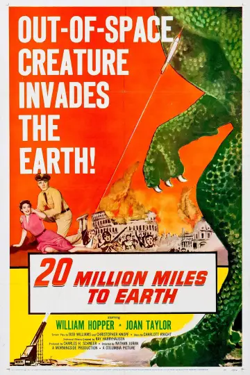 Plakat do filmu "20 milionów mil do Ziemi" #1029870