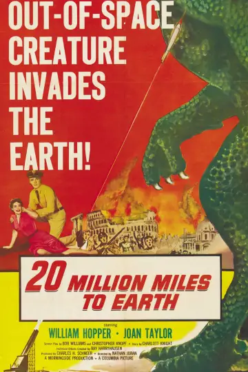 Plakat do filmu "20 milionów mil do Ziemi" #1029872