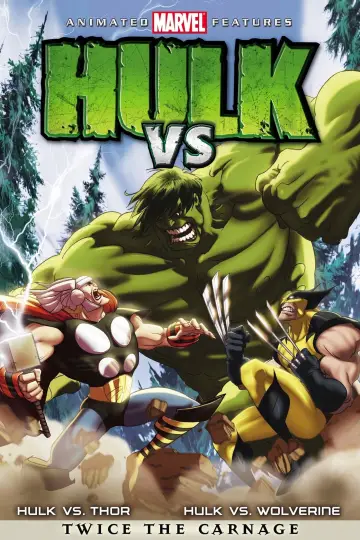 Plakat do filmu "Hulk vs. Wolverine" #1044697
