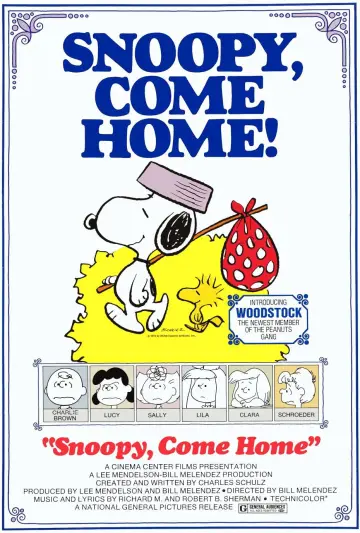Plakat do filmu "Snoopy, Come Home" #1058380