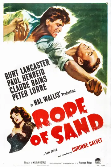 Plakat do filmu "Rope of Sand" #1851924