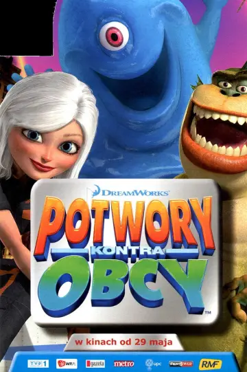 Plakat do filmu "Potwory kontra Obcy" #647980