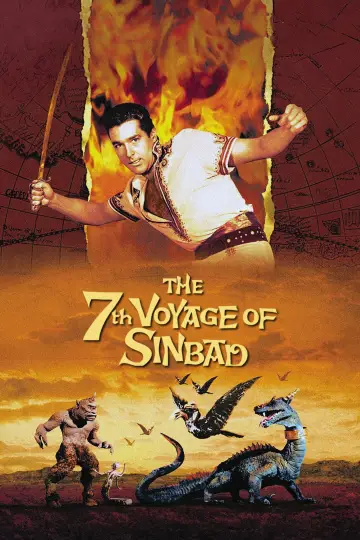 Plakat do filmu "7 podróż Sindbada" #1008536