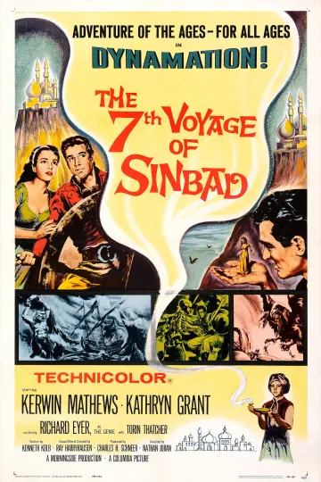 Plakat do filmu "7 podróż Sindbada" #1008537
