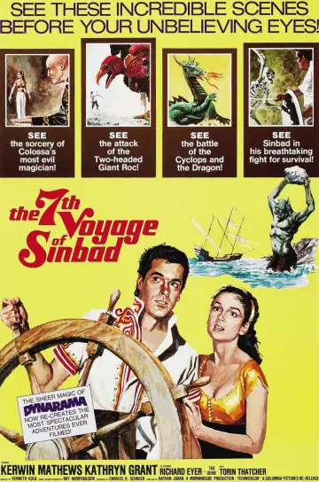 Plakat do filmu "7 podróż Sindbada" #1008553