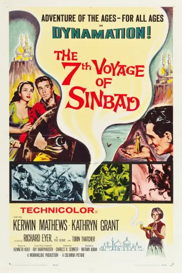 Plakat do filmu "7 podróż Sindbada" #104398