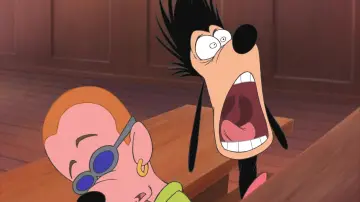 Zasłona do filmu "Goofy idzie do college