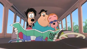 Zasłona do filmu "Goofy idzie do college