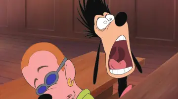 Zasłona do filmu "Goofy idzie do college