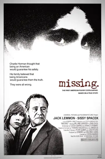 Plakat do filmu "Zaginiony" #228744