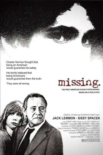 Plakat do filmu "Zaginiony" #989430
