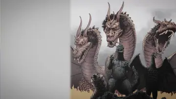 Zasłona do filmu "Ghidorah - Trójgłowy potwór" #1025448