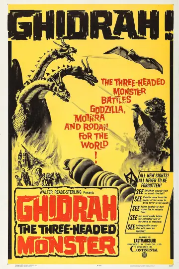 Plakat do filmu "Ghidorah - Trójgłowy potwór" #1025462