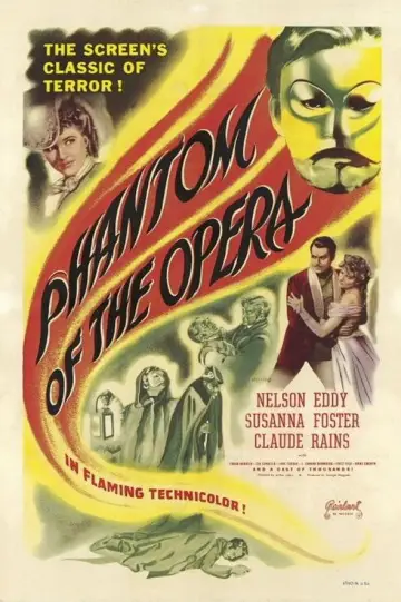 Plakat do filmu "Upiór w operze" #1022442
