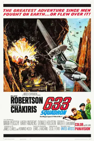 Plakat do filmu "Eskadra 633" #1105112