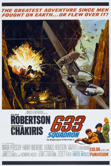 Plakat do filmu "Eskadra 633" #1105116