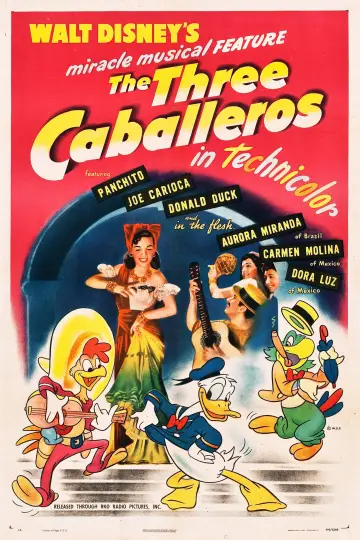 Plakat do filmu "Trzej Caballeros" #136742