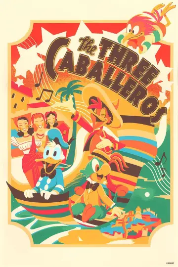 Plakat do filmu "Trzej Caballeros" #136753
