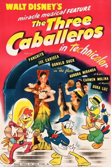 Plakat do filmu "Trzej Caballeros" #136755