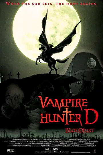 Plakat do filmu "Vampire Hunter D: Żądza krwi" #701700
