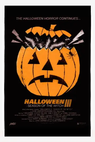 Plakat do filmu "Halloween III: Sezon Czarownic" #882206