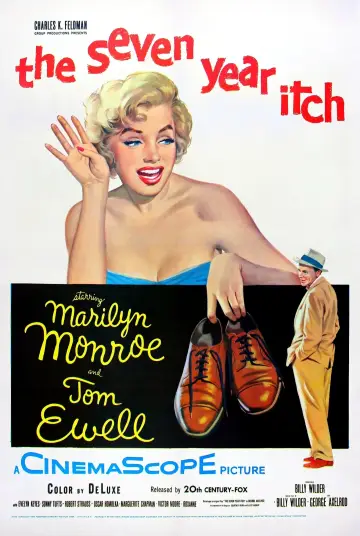 Plakat do filmu "Słomiany wdowiec" #241954