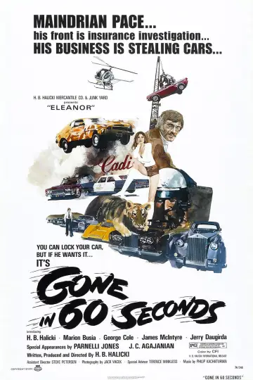 Plakat do filmu "Gone in 60 Seconds" #1060646