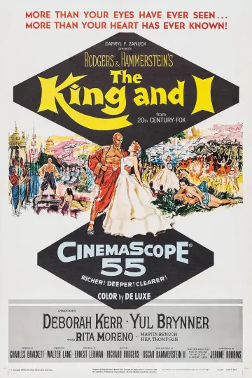 Plakat do filmu "Król i ja" #242300
