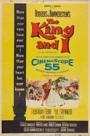 Plakat do filmu "Król i ja" #242303