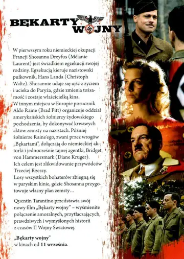 Plakat do filmu "Bękarty wojny" #556809