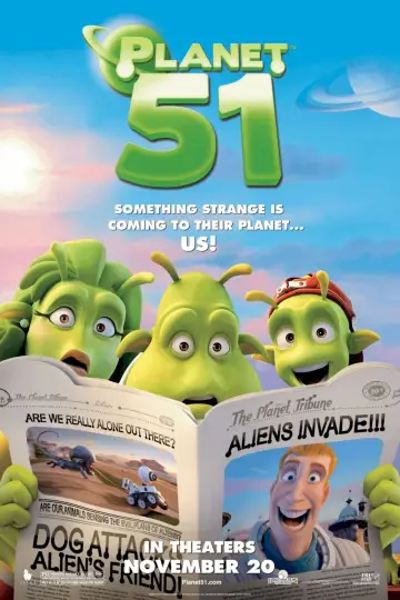 Plakat do filmu "Planeta 51" #731976