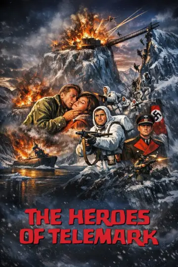 Plakat do filmu "Bohaterowie Telemarku" #1012083