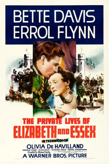 Plakat do filmu "Prywatne życie Elżbiety i Essexa" #1866538