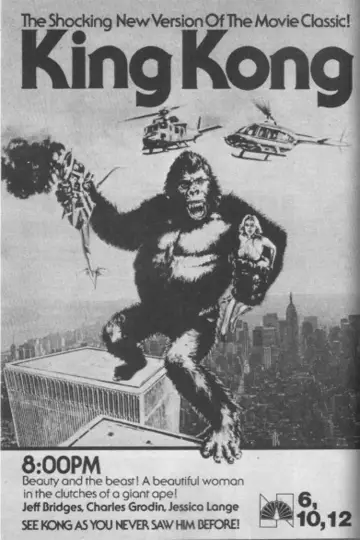 Plakat do filmu "King Kong" #1738504